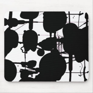 Tapis De Souris Expressioniste abstrait