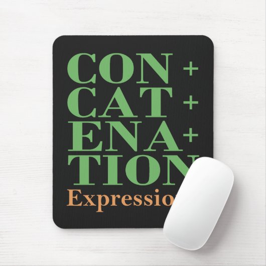 Tapis De Souris Expressions de concaténation en programmation Cobo (Avec souris)