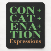 Tapis De Souris Expressions de concaténation en programmation Cobo (Devant)