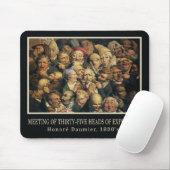 Tapis De Souris Expressions de Daumier mousepad (Avec souris)