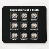 Tapis De Souris Expressions Humeurs D'Une Parcelle Lente Et Laze (Devant)