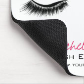 Tapis De Souris Extension des longues cils des yeux fermés (Coin)