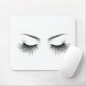 Tapis De Souris Extensions de cils Longs Cils Beauté (Avec souris)