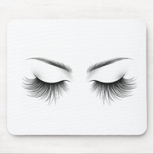 Tapis De Souris Extensions de cils Longs Cils Beauté  