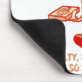 Tapis De Souris Extra Cheesy Unhinged Funny Retro Funny Adult Pran (Coin)