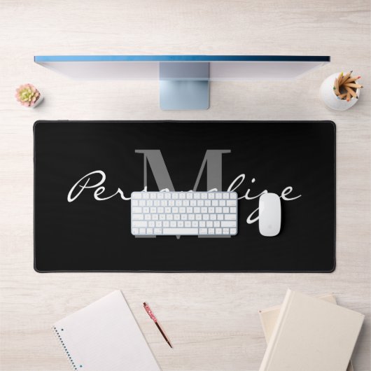 Tapis de souris extra large avec monogramme person (Bureau 1)