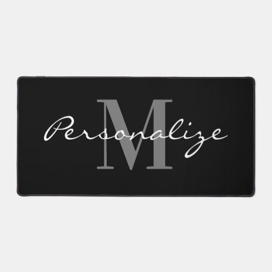 Tapis de souris extra large avec monogramme person (Recto)