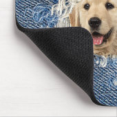Tapis De Souris extraction en jean bleu trou (Coin)
