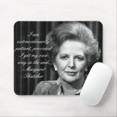 Tapis De Souris Extraordinairement patient - Mme Thatcher (Avec souris)