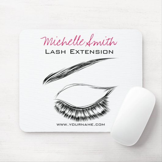 Tapis De Souris Eye Sketch Mascara Lash Extension (Avec souris)