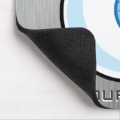 Tapis De Souris Eyeball ; Metal look (Coin)