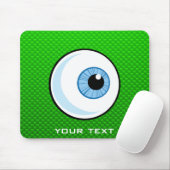 Tapis De Souris Eyeball ; Vert (Avec souris)
