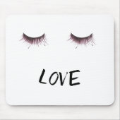Tapis De Souris Eyelashes Amour (Devant)
