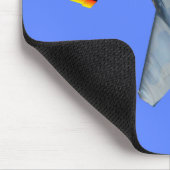TAPIS DE SOURIS F15 DANS LE BLEU (Coin)