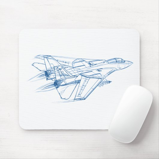 Tapis De Souris F-14 Tomcat Grumman (Avec souris)