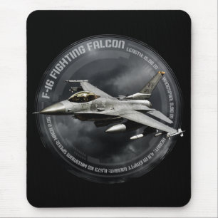 Tapis De Souris F-16 Faucon de combat