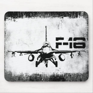 Tapis De Souris F-16 faucon de combat Mousepad