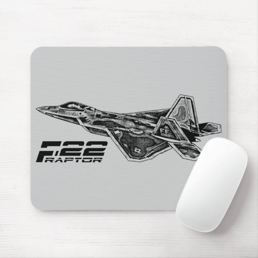 Tapis De Souris F-22 RAPTOR Mousepad (Avec souris)
