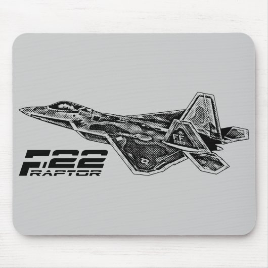 Tapis De Souris F-22 RAPTOR Mousepad (Devant)