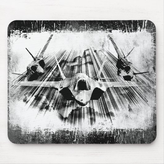 Tapis De Souris F-35 foudre II Mousepad (Devant)