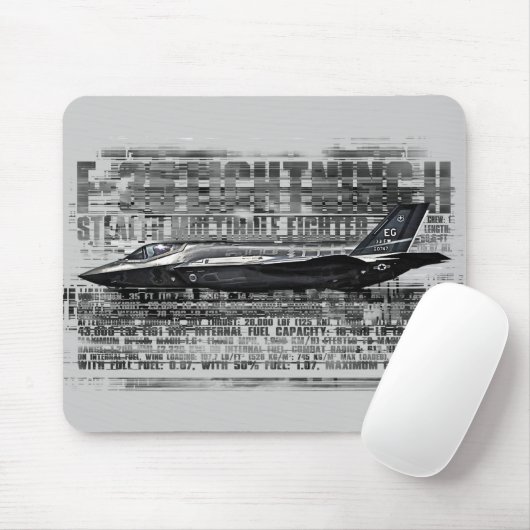 Tapis De Souris F-35 Lightning II Mousepad (Avec souris)