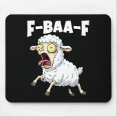 Tapis De Souris F-baa-f Meme – Funny Screaming Meme Graphic  (Devant)