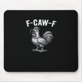 Tapis De Souris F-Caw-F Chicken Retro Graphic (Devant)