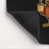 Tapis De Souris F-Caw-F Coffee Chicken Rooster Funny Bird (Coin)