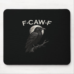 Tapis De Souris F-Caw-F Corbeau Corbeau Drôle F-Caw-F Engrenage Gr