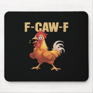 Tapis De Souris F-Caw-F Corbeau Gothique Humour Drôle