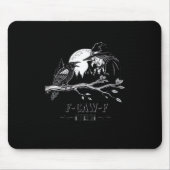 Tapis De Souris F-Caw-F Crow Halloween Witch F-Caw-F (Devant)