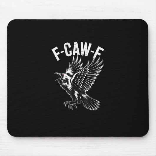 Tapis De Souris F-Caw-F Crow Retro Classic (Devant)