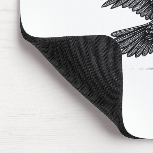 Tapis De Souris F Caw F Crow Retro Classic Style (Coin)