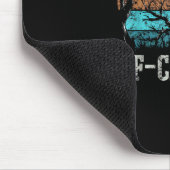 Tapis De Souris F-Caw-F Crow Retro Sunset Pun Funny Bird Cawing Gr (Coin)