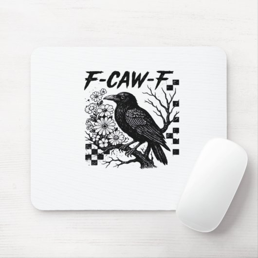 Tapis De Souris F Caw F Essential Funny Trendy Style (Avec souris)