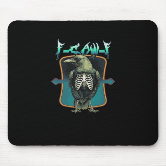 Tapis De Souris F-Caw-F Minimal Design (Devant)