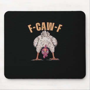 Tapis De Souris F Caw F Poulet Drôle Classique Style Rétro Cool