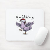 Tapis De Souris F-Caw-F Poulet Rétro Classique (Avec souris)