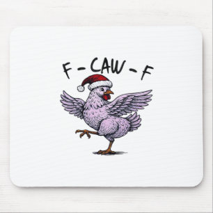 Tapis De Souris F-Caw-F Poulet Rétro Classique
