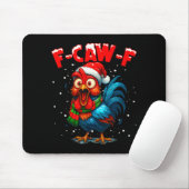 Tapis De Souris F Caw F Rooster Christmas Fcawf Chicken Whisperer (Avec souris)