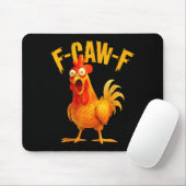 Tapis De Souris F Caw F Rooster Funny Bird Fcawf Chicken Whisperer (Avec souris)
