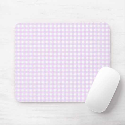 Tapis De Souris F & L En vichy rose (Avec souris)