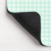Tapis De Souris F & L Vert Gingham (Coin)