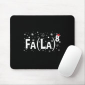 Tapis De Souris Fa La 8 Chemise - Math Enseignant Noël (Avec souris)