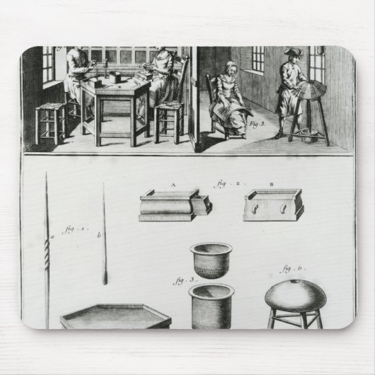 Tapis De Souris Fabricant de boutons et fabricant de dentelle (Devant)