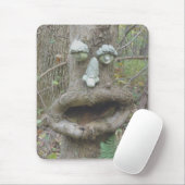 Tapis De Souris Face dans l'arbre des bois (Avec souris)