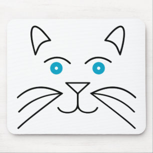 Tapis De Souris Face de chat