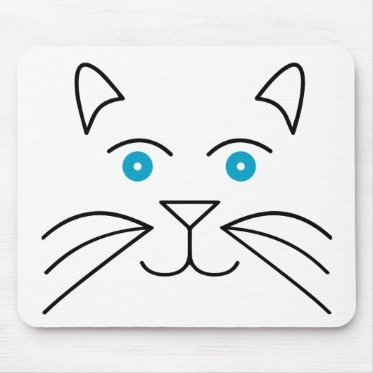 Tapis De Souris Face de chat (Devant)