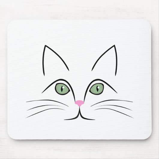 Tapis De Souris Face de chat (Devant)