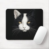 Tapis De Souris Face de chat mignonne (Avec souris)